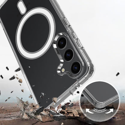 Funda MagSafe para Samsung Galaxy S26 Plus, Techsuit, Pro, Transparente