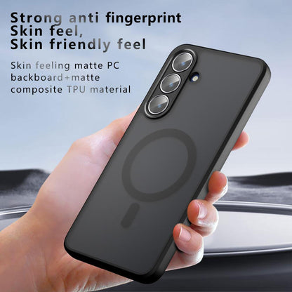 Funda MagSafe para Samsung Galaxy S26 Plus S947, Techsuit, PureFrost, Negra Satinada
