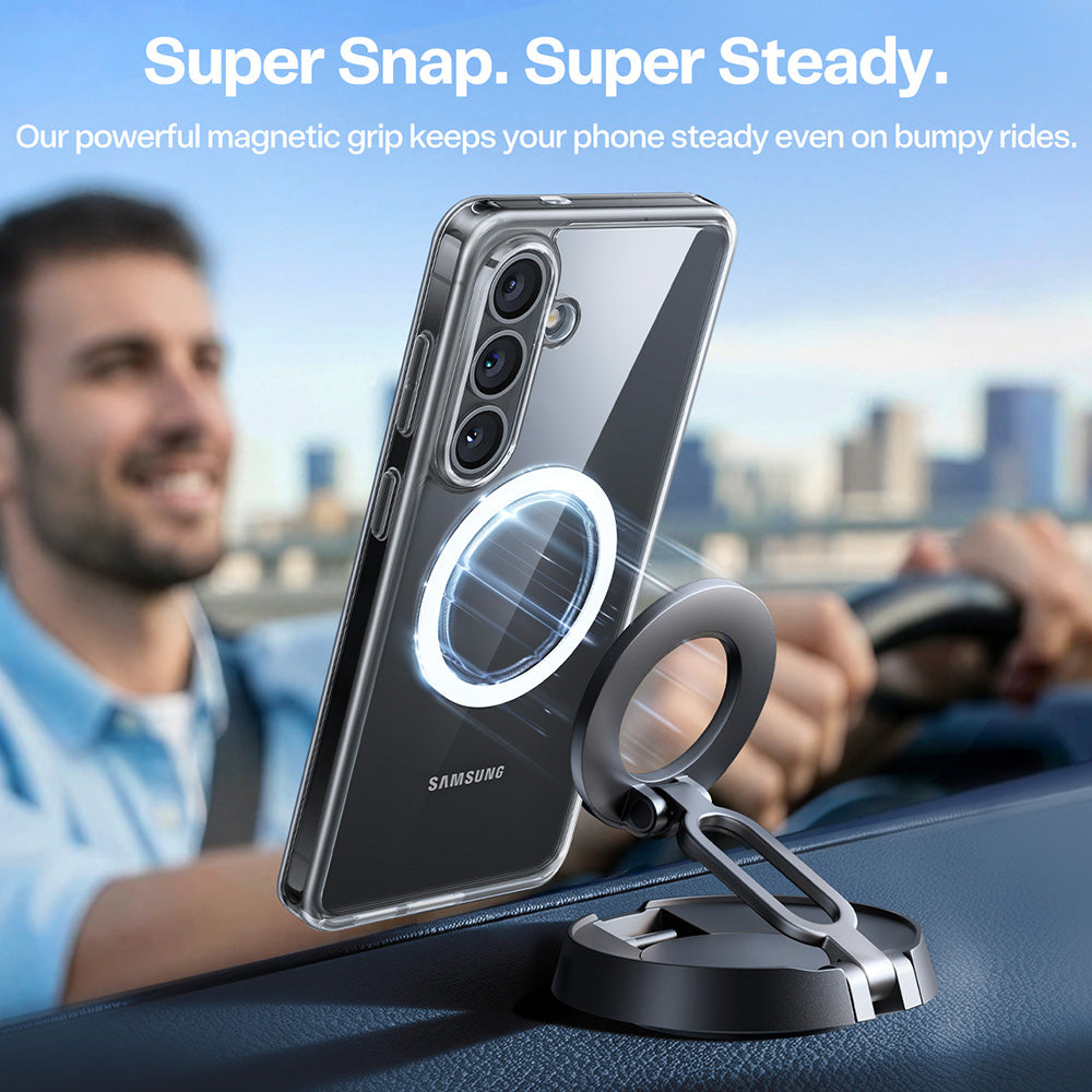 Funda MagSafe para Samsung Galaxy S26 Plus, Torras, Guardian, Transparente