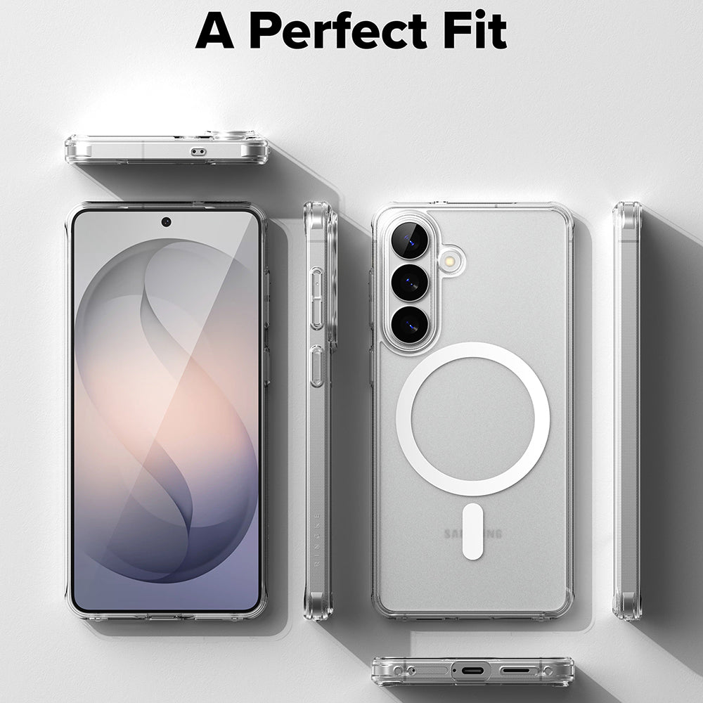 Funda MagSafe para Samsung Galaxy S26, Ringke, Fusion, Transparente Mate