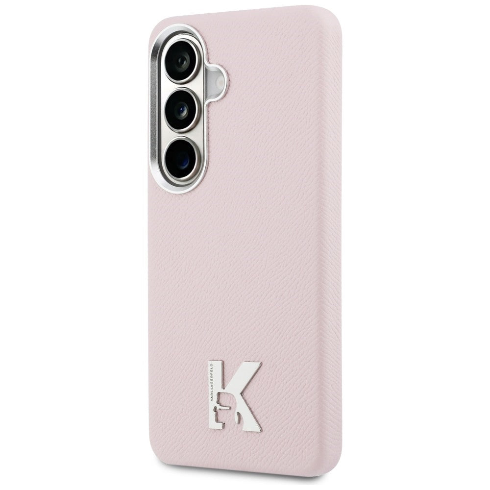 Funda MagSafe para Samsung Galaxy S26 S942, Karl Lagerfeld, Karl Head Logo, Rosa