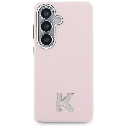 Funda MagSafe para Samsung Galaxy S26 S942, Karl Lagerfeld, Karl Head Logo, Rosa