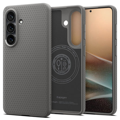 Funda MagSafe para Samsung Galaxy S26 S942, Spigen, Liquid Air, Gris ACS10731