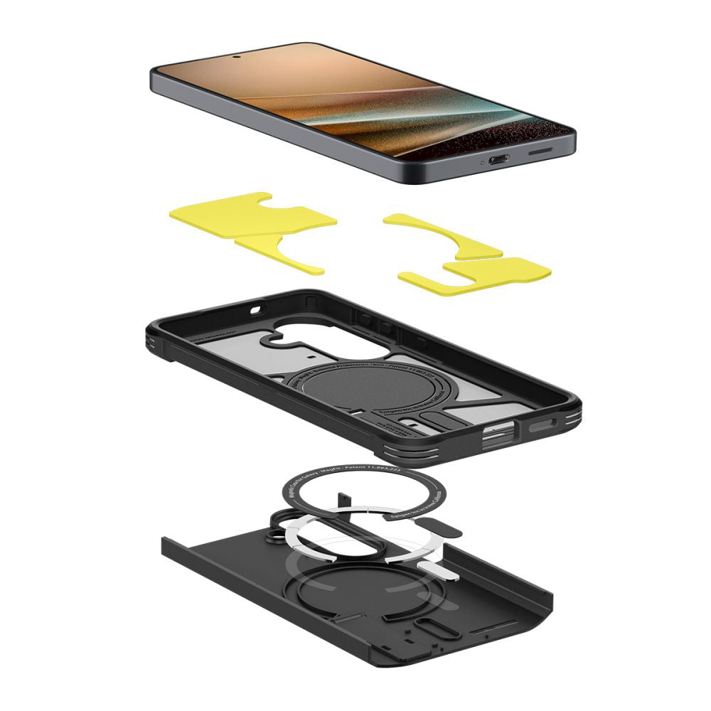 Funda MagSafe para Samsung Galaxy S26 S942, Spigen, Tough Armor, Negra ACS10738