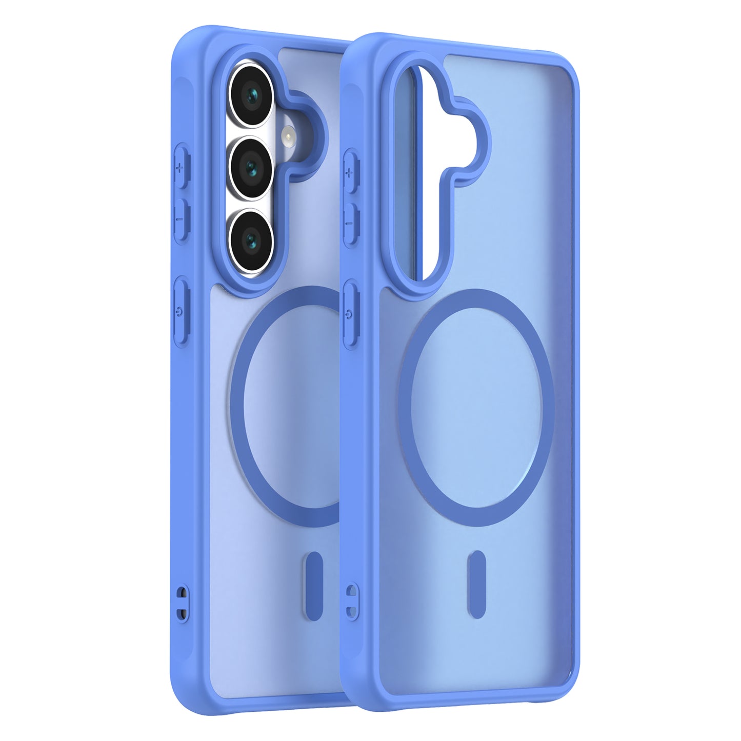 Funda MagSafe para Samsung Galaxy S26, Techsuit, HaloFrost II, Azul