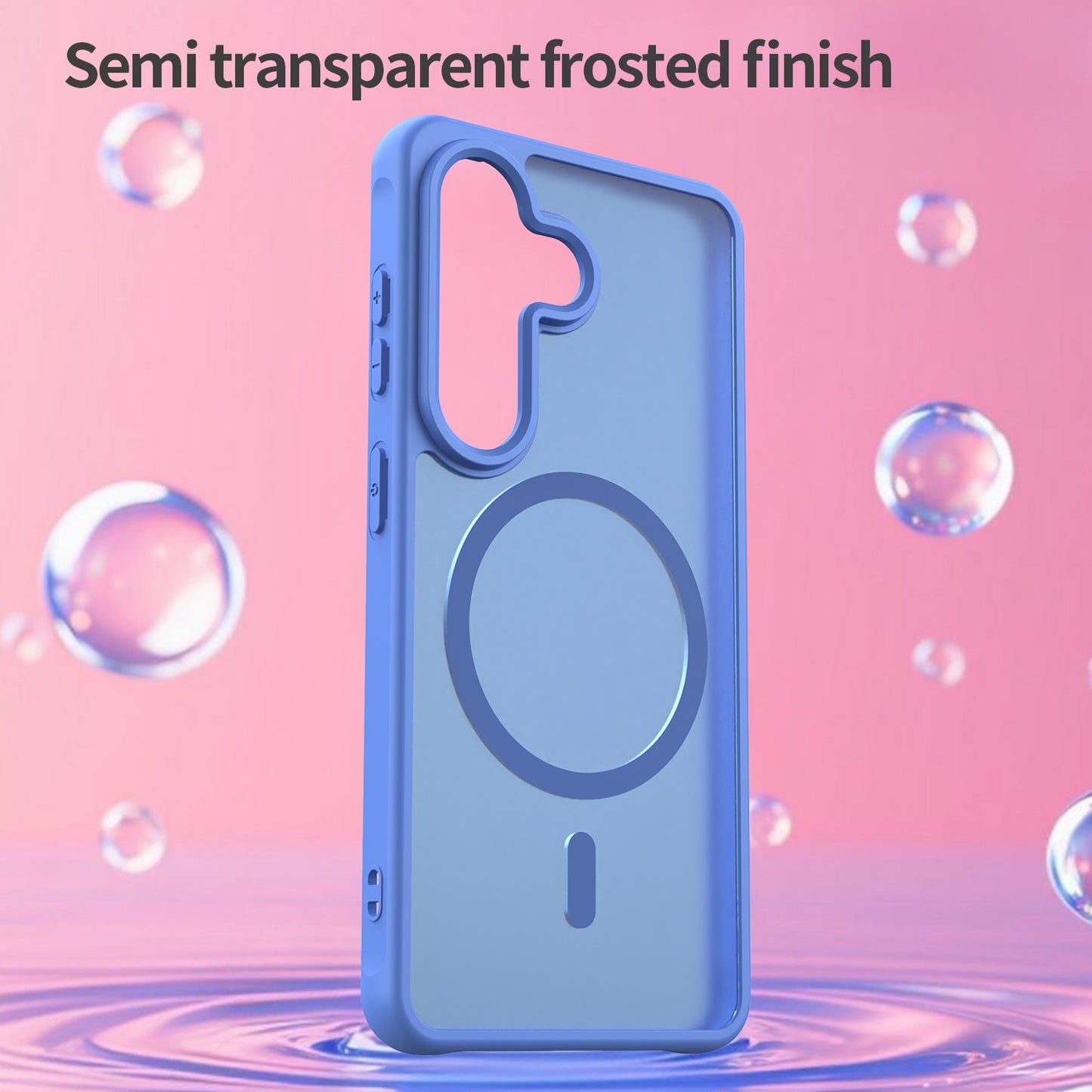 Funda MagSafe para Samsung Galaxy S26, Techsuit, HaloFrost II, Azul