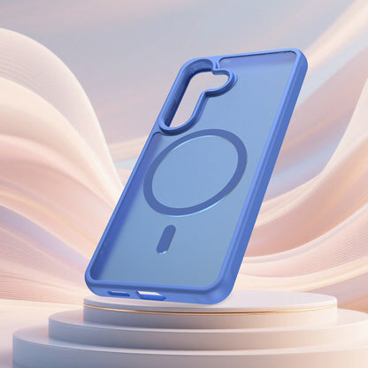 Funda MagSafe para Samsung Galaxy S26, Techsuit, HaloFrost II, Azul