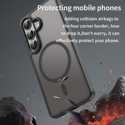 Funda MagSafe para Samsung Galaxy S26, Techsuit, HaloFrost II, Negra