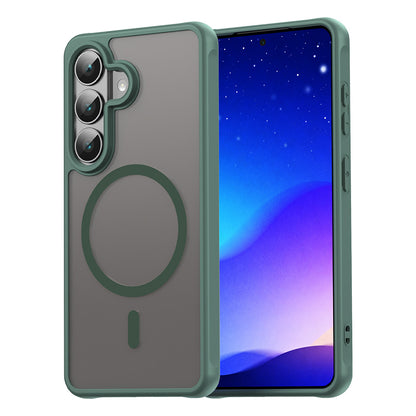 Funda MagSafe para Samsung Galaxy S26, Techsuit, HaloFrost II, Verde