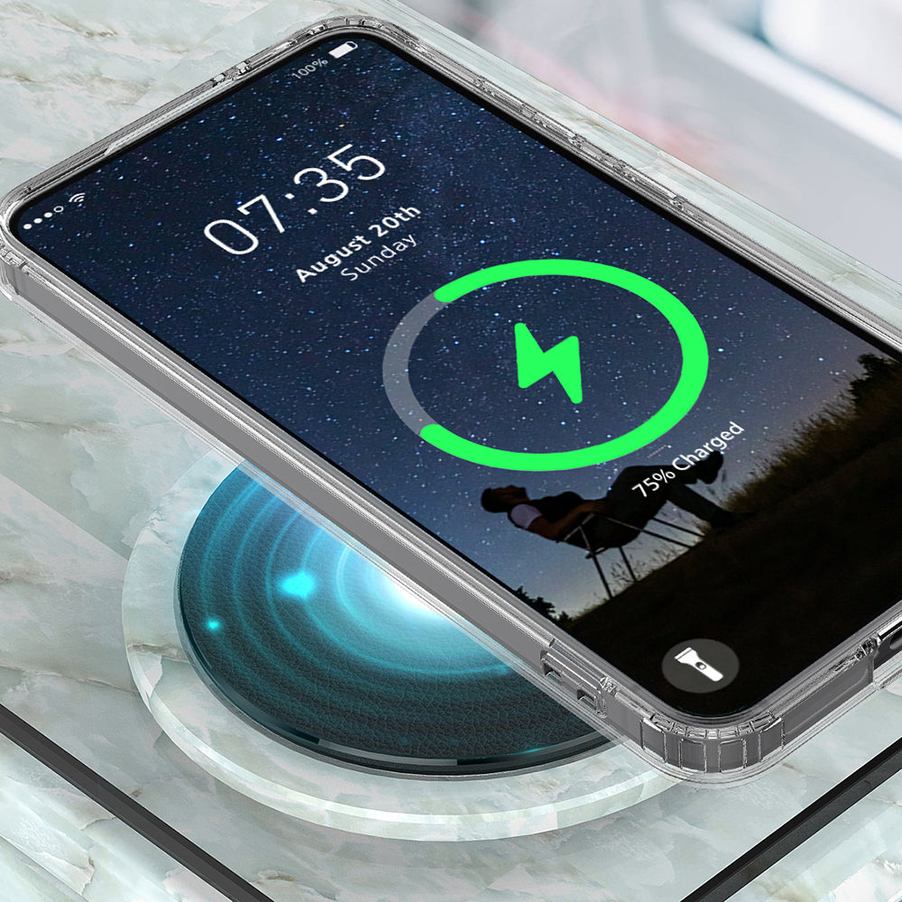 Funda MagSafe para Samsung Galaxy S26, Techsuit, Pro, Transparente