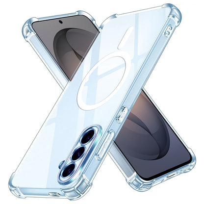 Funda MagSafe para Samsung Galaxy S26 S942, Techsuit, Antigolpes, Transparente