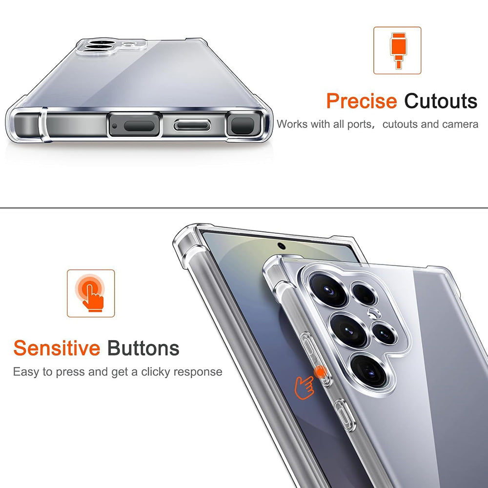 Funda MagSafe para Samsung Galaxy S26 S942, Techsuit, Antigolpes, Transparente