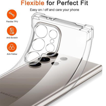 Funda MagSafe para Samsung Galaxy S26 S942, Techsuit, Antigolpes, Transparente