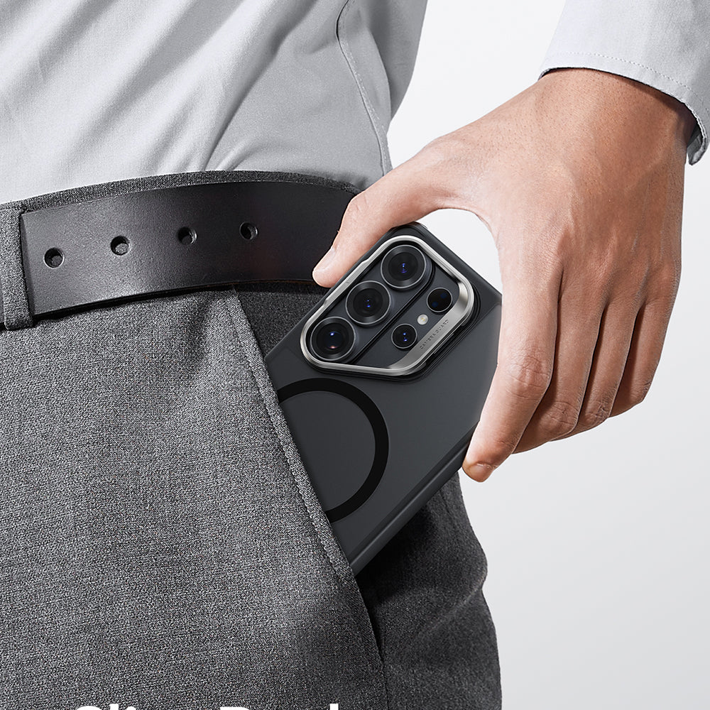 Funda MagSafe para Samsung Galaxy S26 Ultra, ESR, Classic Hybrid Kickstand, Negra Satinada