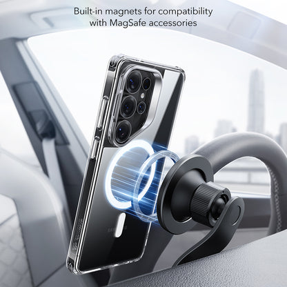 MagSafe Case for Samsung Galaxy S26 Ultra, ESR, Classic Hybrid Kickstand, Transparent