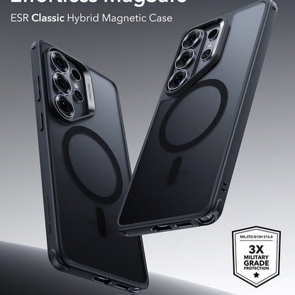 Funda MagSafe para Samsung Galaxy S26 Ultra, ESR, Classic Hybrid, Negra Satinada