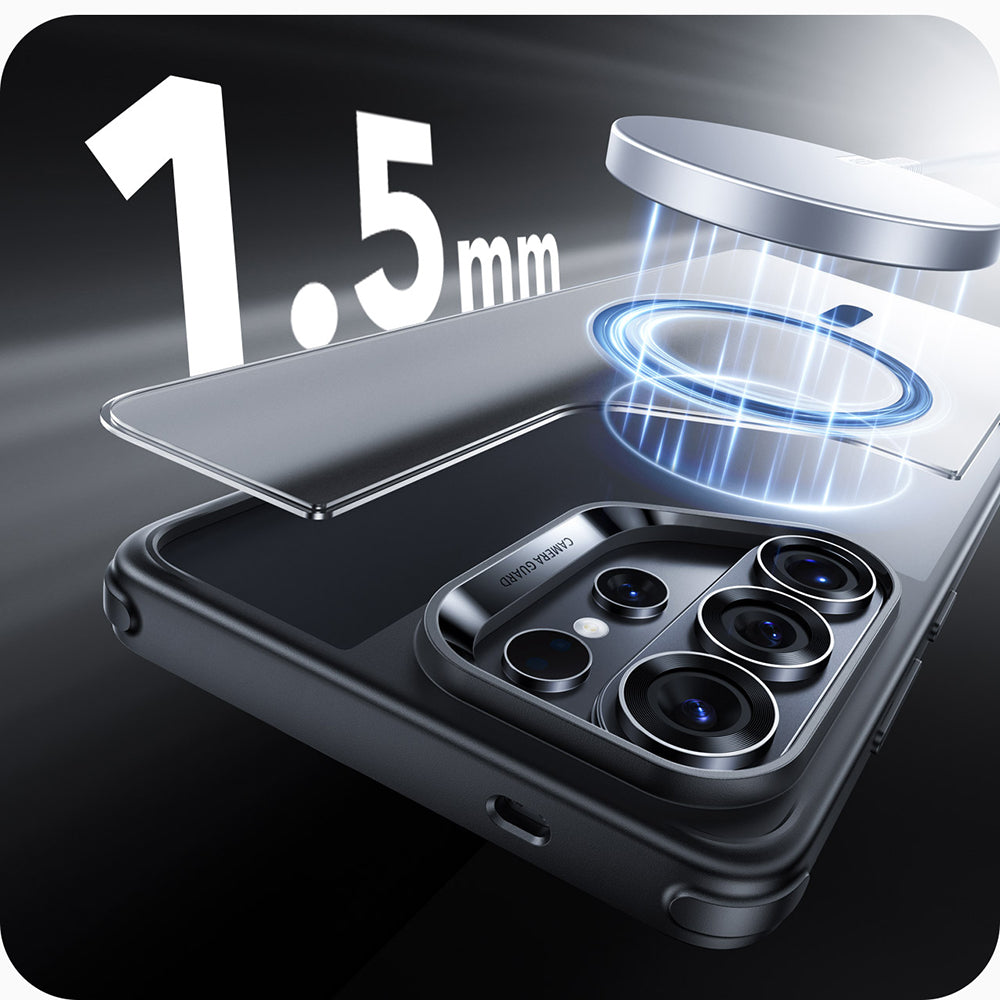 Funda MagSafe para Samsung Galaxy S26 Ultra, ESR, Classic Hybrid, Negra Satinada