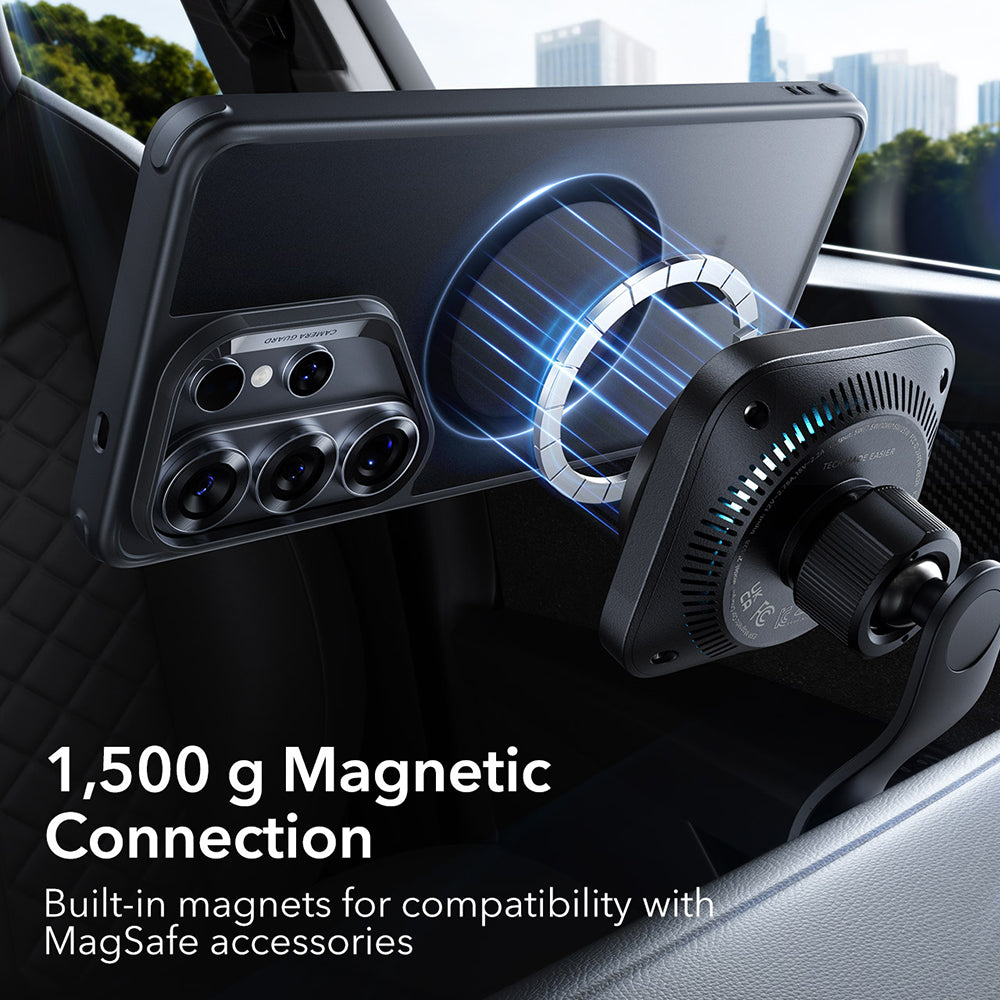 Funda MagSafe para Samsung Galaxy S26 Ultra, ESR, Classic Hybrid, Negra Satinada