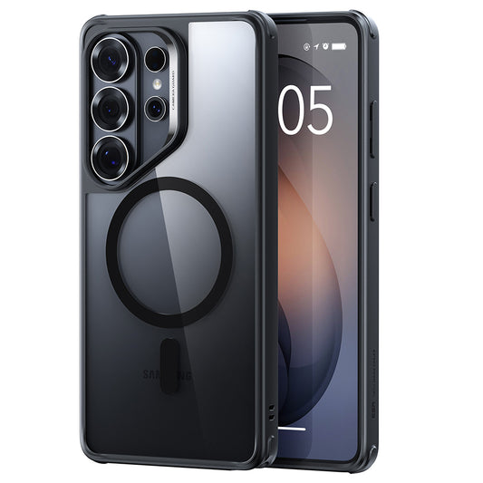 Funda MagSafe para Samsung Galaxy S26 Ultra, ESR, Classic Hybrid, Negra Transparente