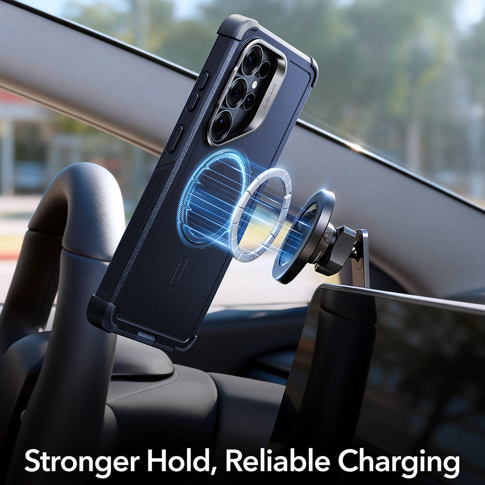 MagSafe Case for Samsung Galaxy S26 Ultra S948, ESR, Cyber Armor Kickstand, Black