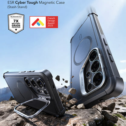 MagSafe Case for Samsung Galaxy S26 Ultra S948, ESR, Cyber Armor Kickstand, Black