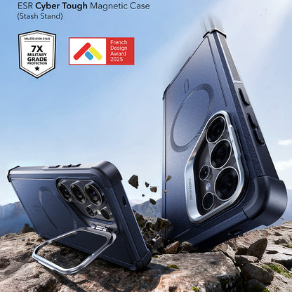 MagSafe Case for Samsung Galaxy S26 Ultra S948, ESR, Cyber Armor Kickstand, Black