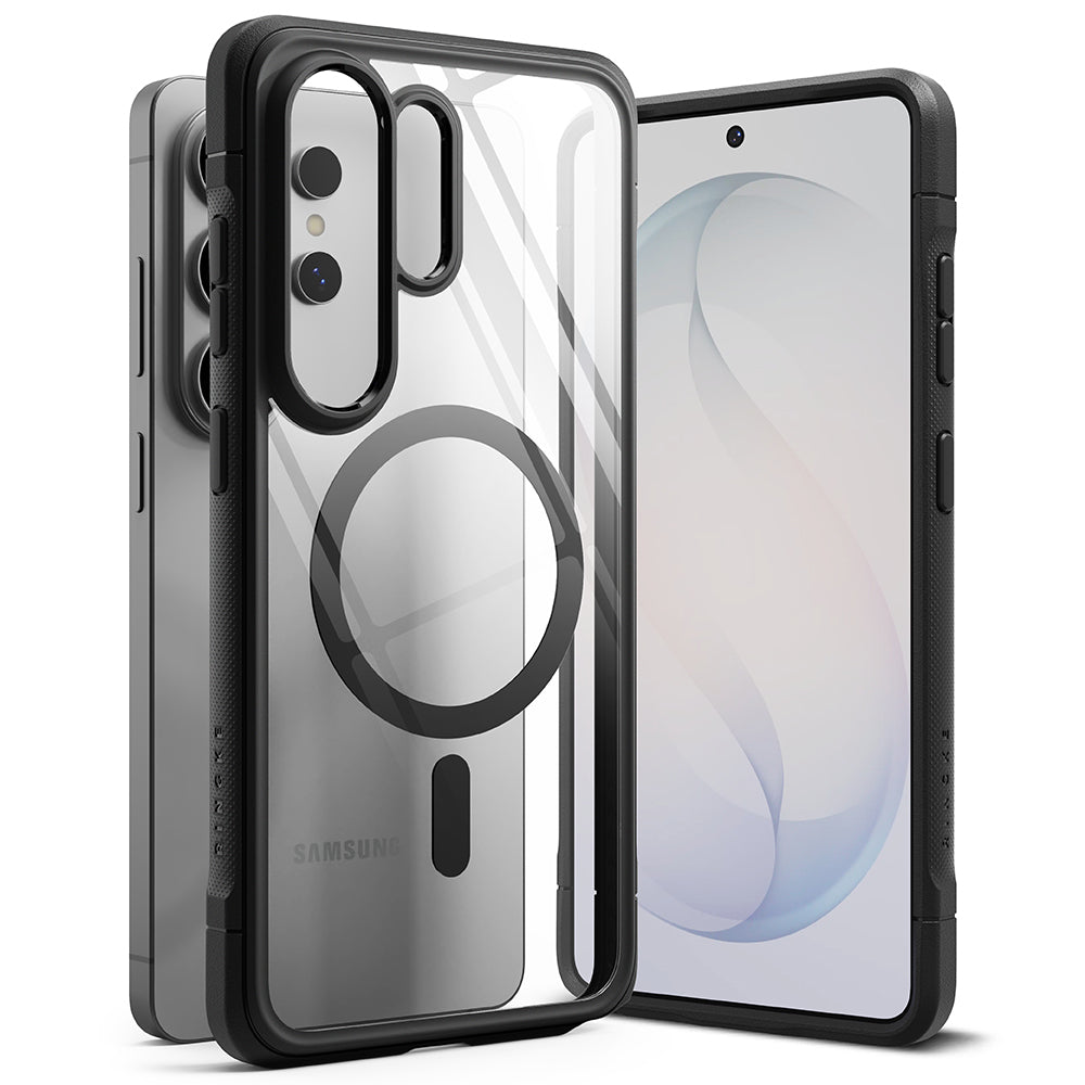 Funda MagSafe para Samsung Galaxy S26 Ultra, Ringke, Fusion Bold, Negra