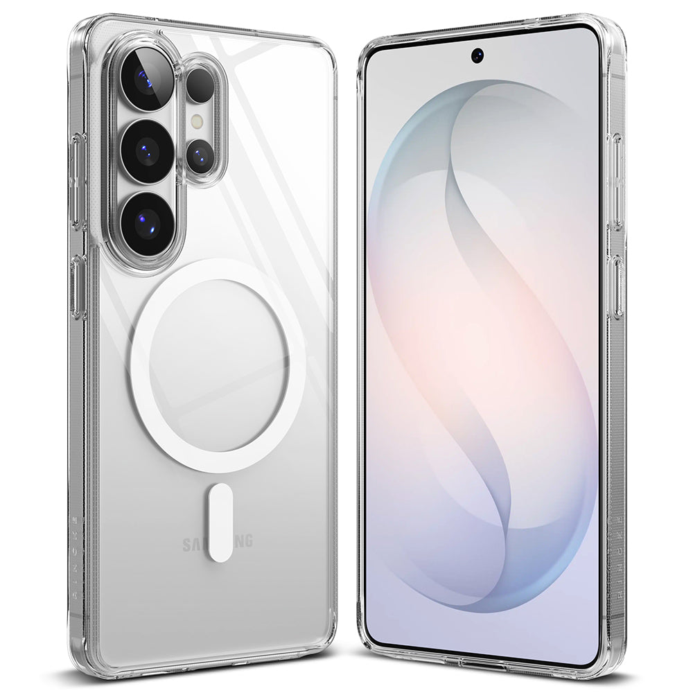 Funda MagSafe para Samsung Galaxy S26 Ultra, Ringke, Fusion, Transparente