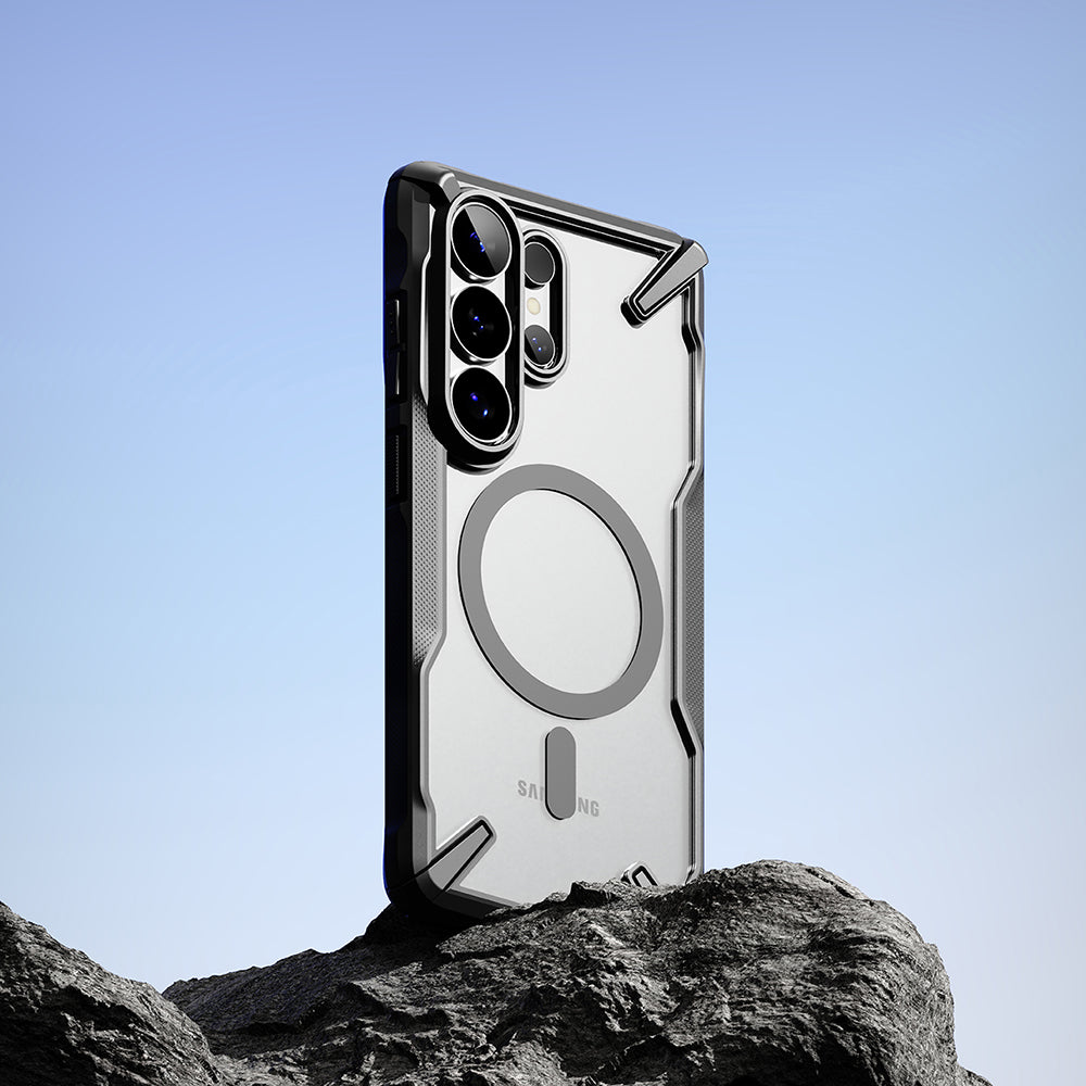 Funda MagSafe para Samsung Galaxy S26 Ultra, Ringke, Fusion X, Negra