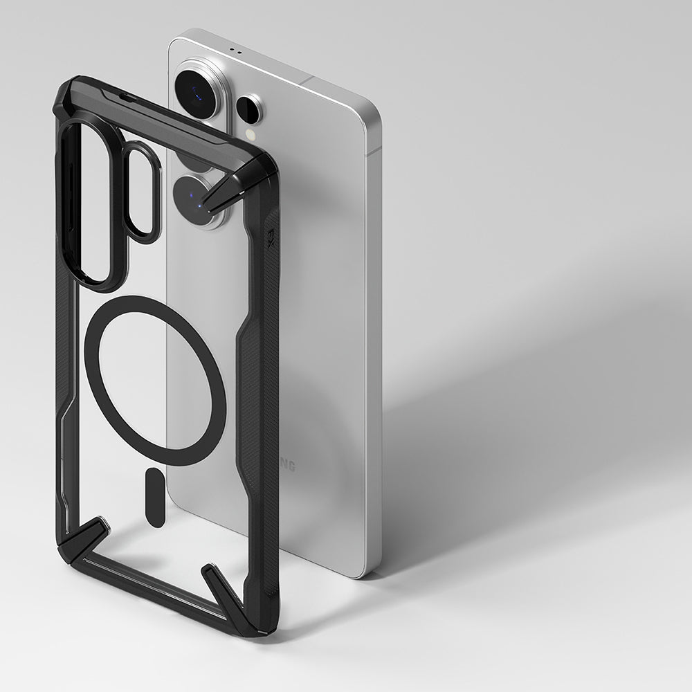 Funda MagSafe para Samsung Galaxy S26 Ultra, Ringke, Fusion X, Negra