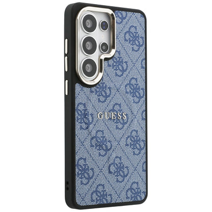 Funda MagSafe para Samsung Galaxy S26 Ultra S948, Guess, 4G Embossed Ring, Azul