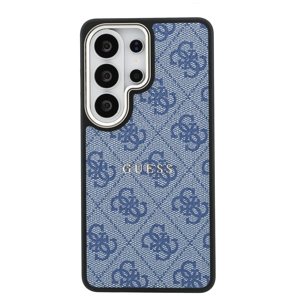 Funda MagSafe para Samsung Galaxy S26 Ultra S948, Guess, 4G Embossed Ring, Azul