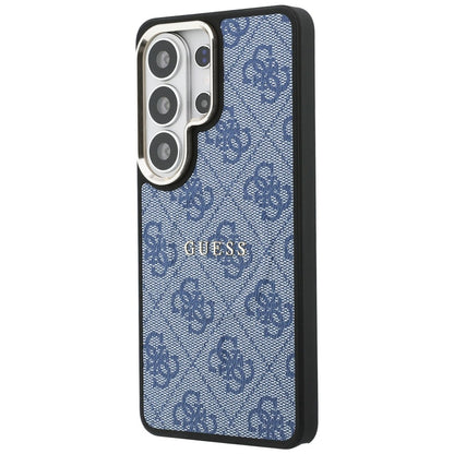 Funda MagSafe para Samsung Galaxy S26 Ultra S948, Guess, 4G Embossed Ring, Azul