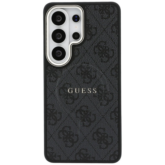 Funda MagSafe para Samsung Galaxy S26 Ultra S948, Guess, 4G Embossed Ring, Negra