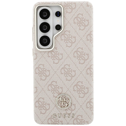 Funda MagSafe para Samsung Galaxy S26 Ultra S948, Guess, Rhinestone Round Logo, Rosa