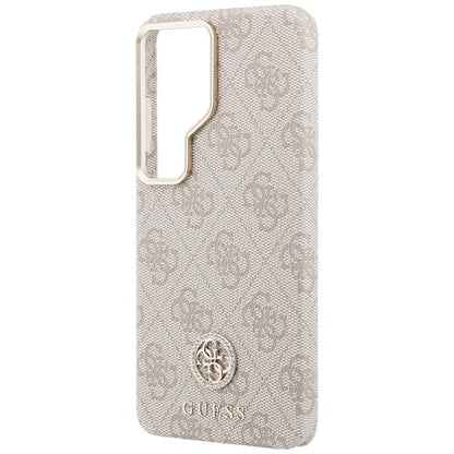 Funda MagSafe para Samsung Galaxy S26 Ultra S948, Guess, Rhinestone Round Logo, Rosa