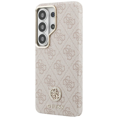 Funda MagSafe para Samsung Galaxy S26 Ultra S948, Guess, Rhinestone Round Logo, Rosa