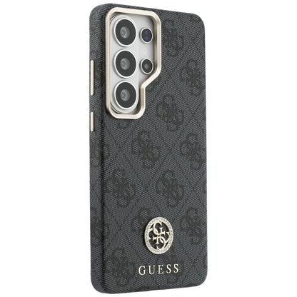 Funda MagSafe para Samsung Galaxy S26 Ultra S948, Guess, Strass Round Logo, Negra