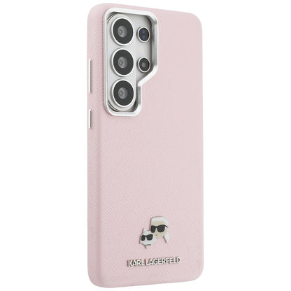 Funda MagSafe para Samsung Galaxy S26 Ultra S948, Karl Lagerfeld, Karl & Choupette Head's Pin, Rosa