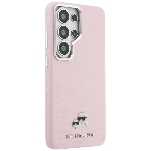 Funda MagSafe para Samsung Galaxy S26 Ultra S948, Karl Lagerfeld, Karl & Choupette Head's Pin, Rosa