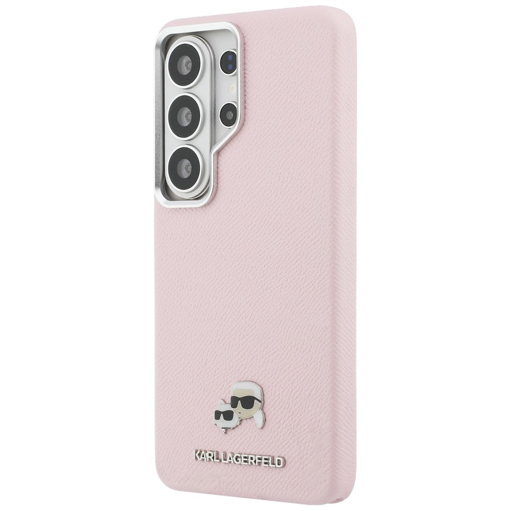 Funda MagSafe para Samsung Galaxy S26 Ultra S948, Karl Lagerfeld, Karl & Choupette Head's Pin, Rosa