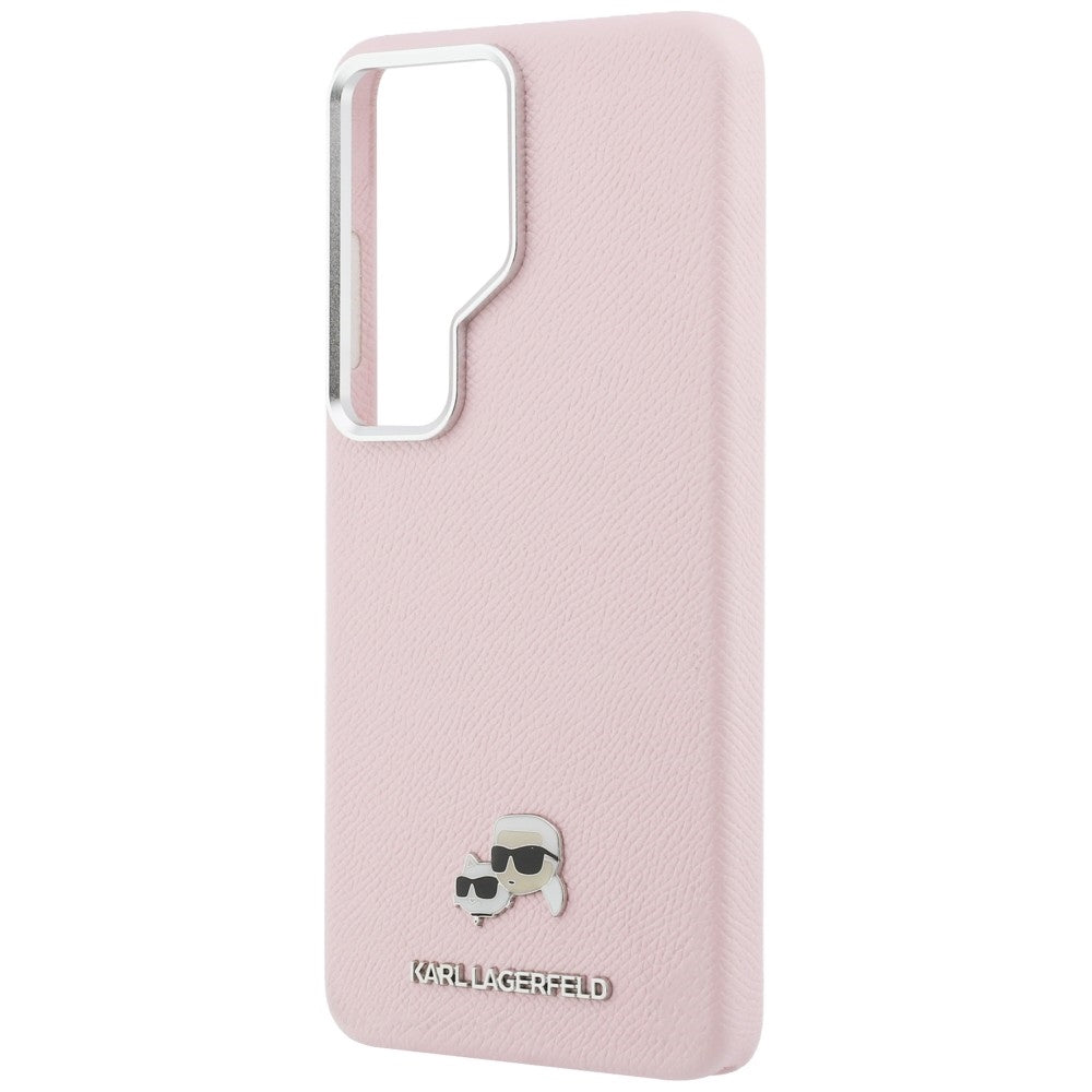 Funda MagSafe para Samsung Galaxy S26 Ultra S948, Karl Lagerfeld, Karl & Choupette Head's Pin, Rosa