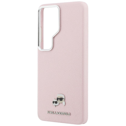 Funda MagSafe para Samsung Galaxy S26 Ultra S948, Karl Lagerfeld, Karl & Choupette Head's Pin, Rosa