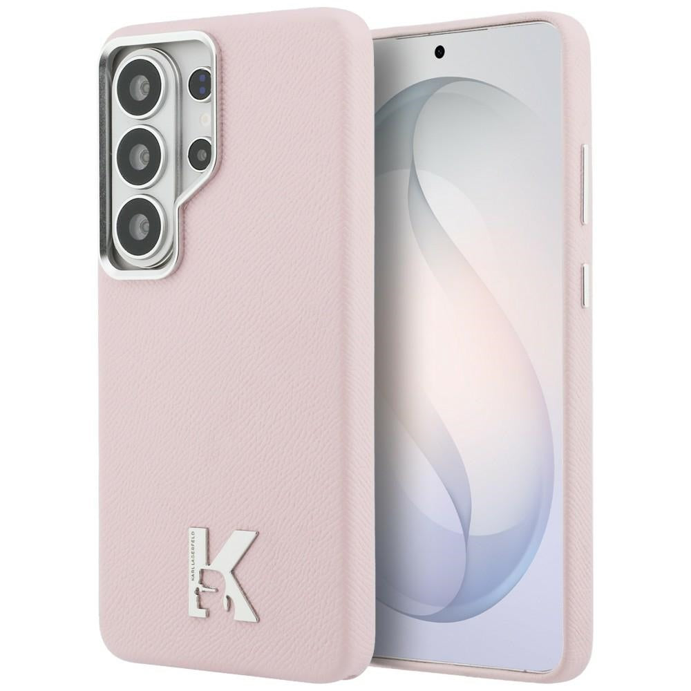 Funda MagSafe para Samsung Galaxy S26 Ultra S948, Karl Lagerfeld, Karl Head Logo, Rosa