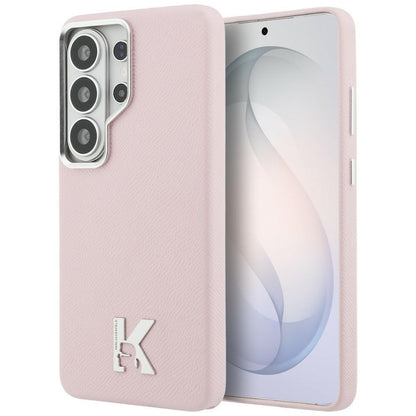 Funda MagSafe para Samsung Galaxy S26 Ultra S948, Karl Lagerfeld, Karl Head Logo, Rosa
