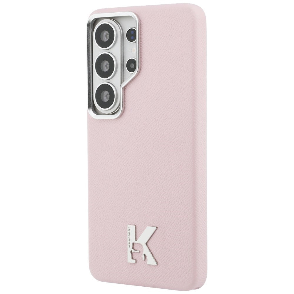 Funda MagSafe para Samsung Galaxy S26 Ultra S948, Karl Lagerfeld, Karl Head Logo, Rosa