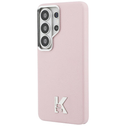 Funda MagSafe para Samsung Galaxy S26 Ultra S948, Karl Lagerfeld, Karl Head Logo, Rosa