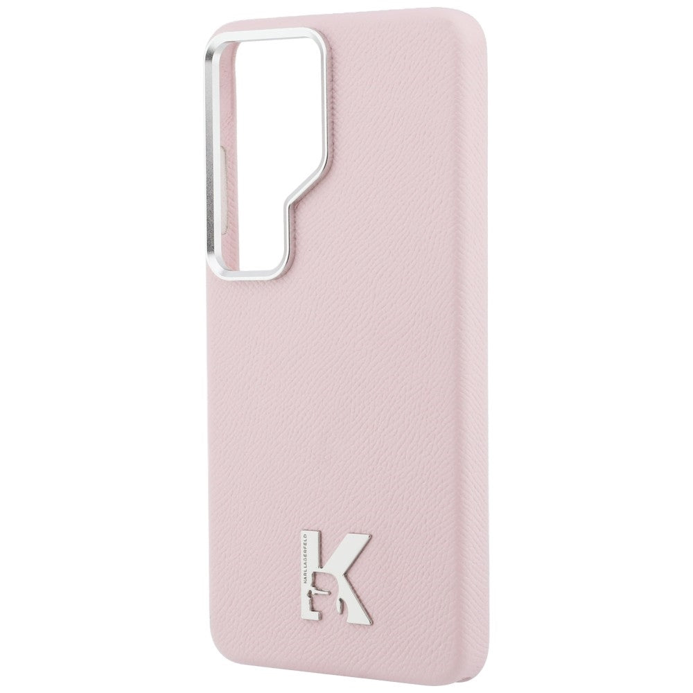 Funda MagSafe para Samsung Galaxy S26 Ultra S948, Karl Lagerfeld, Karl Head Logo, Rosa