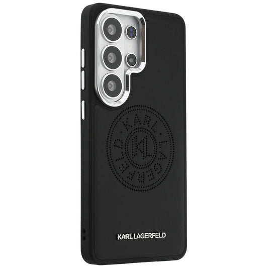 Funda MagSafe para Samsung Galaxy S26 Ultra S948, Karl Lagerfeld, Karl Round Point Logo, Negra