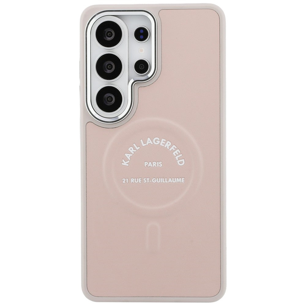 Funda MagSafe para Samsung Galaxy S26 Ultra S948, Karl Lagerfeld, Karl RSG Logo, Rosa